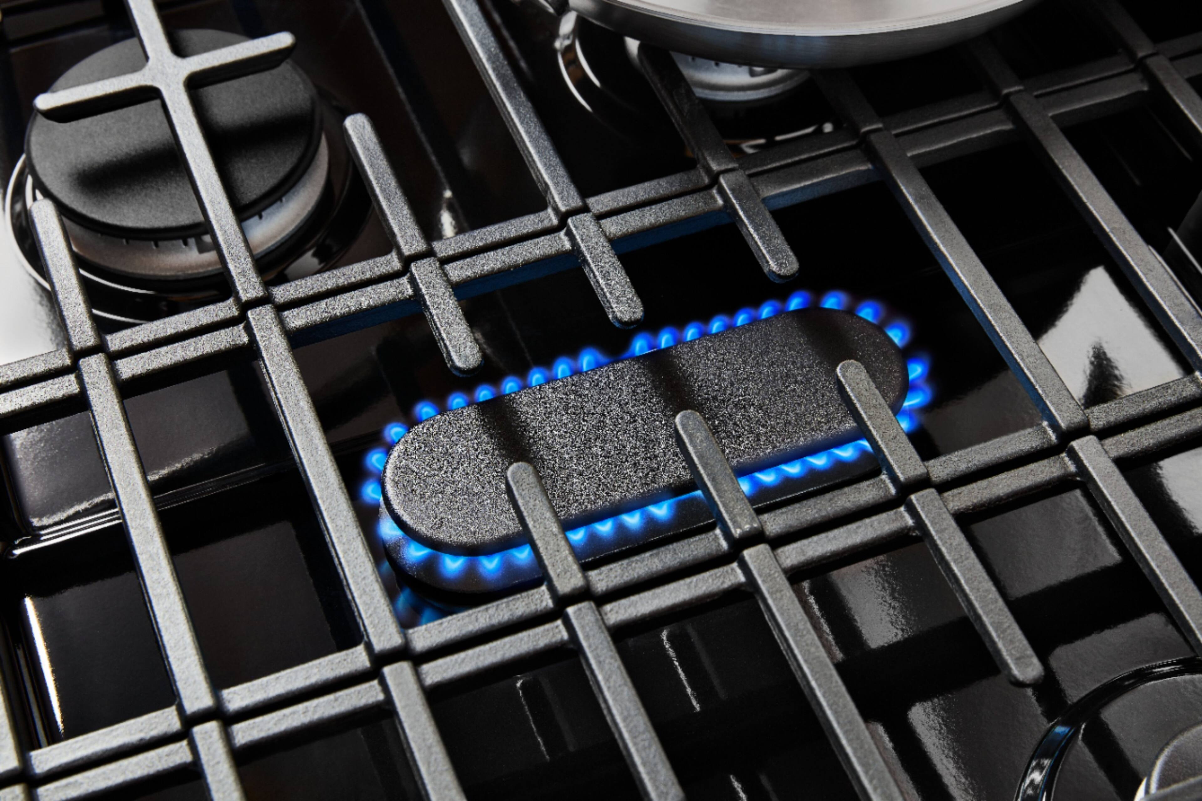 Alt View 17. Whirlpool - 5.0 Cu. Ft. Self-Cleaning Freestanding Gas Convection Range - Stainless Steel.