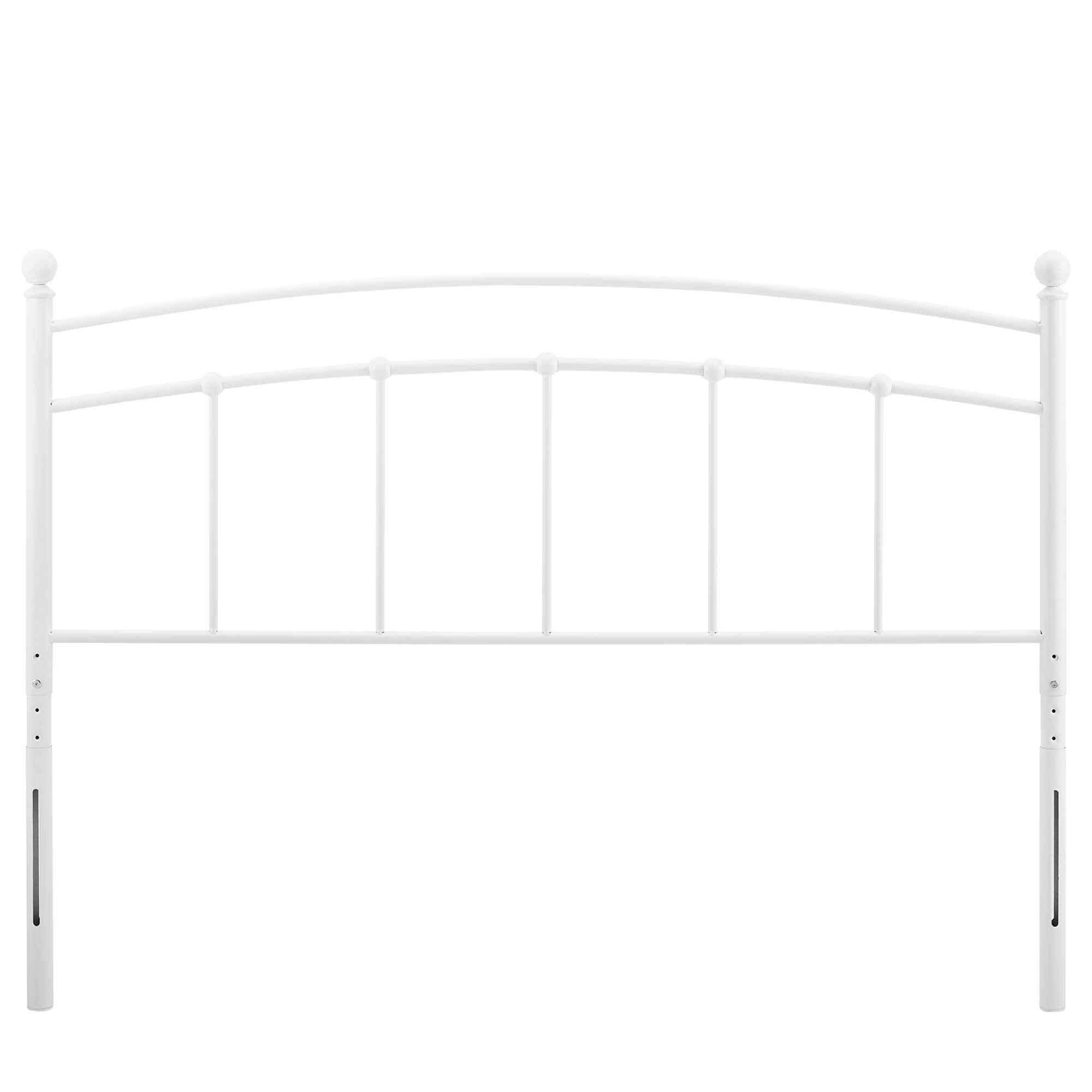 Angle. Modway - Abigail Metal Full Headboard by Modway - White.