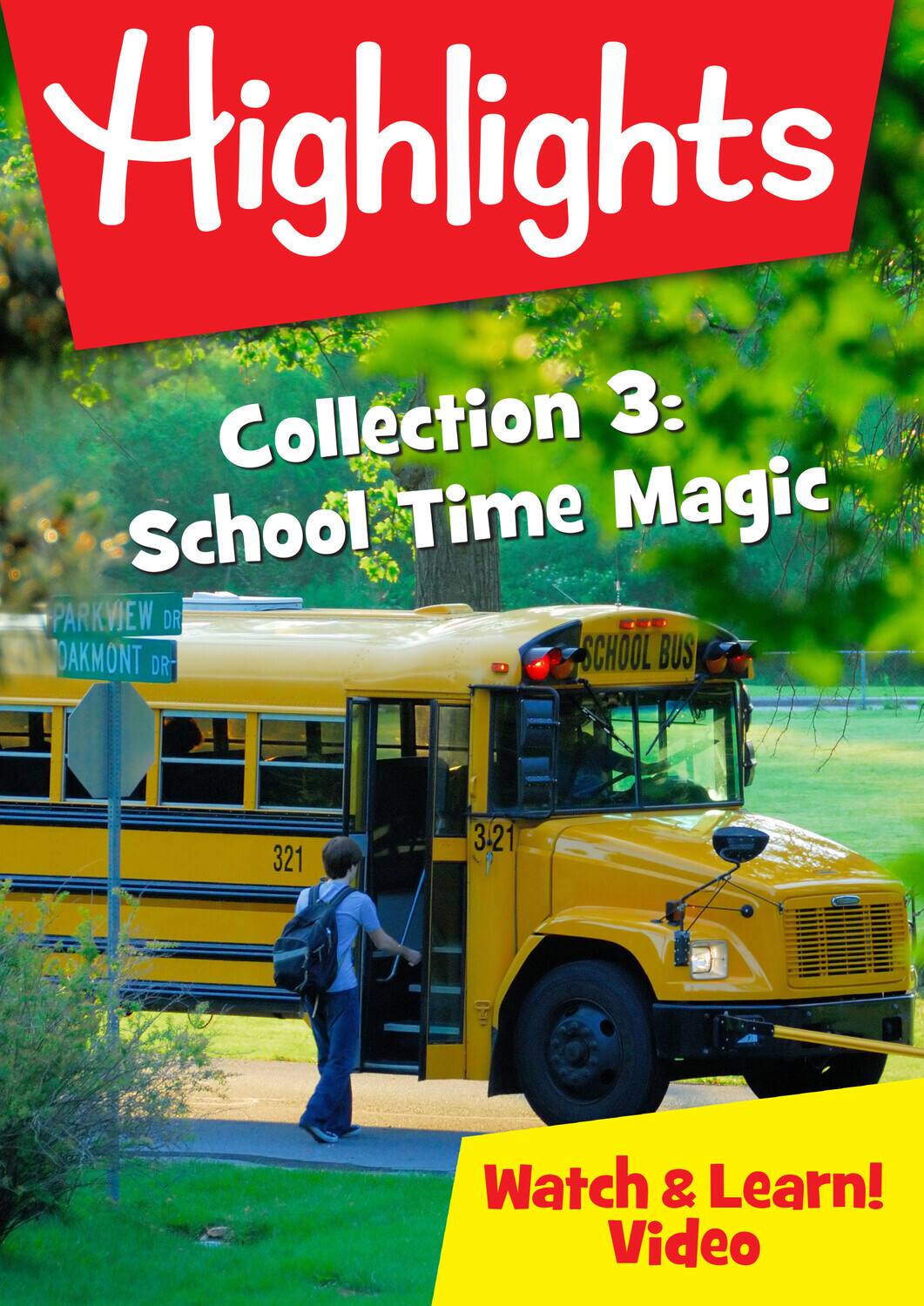 Front. Highlights Watch & Learn Collection 3: School Time Magic   - DVD.