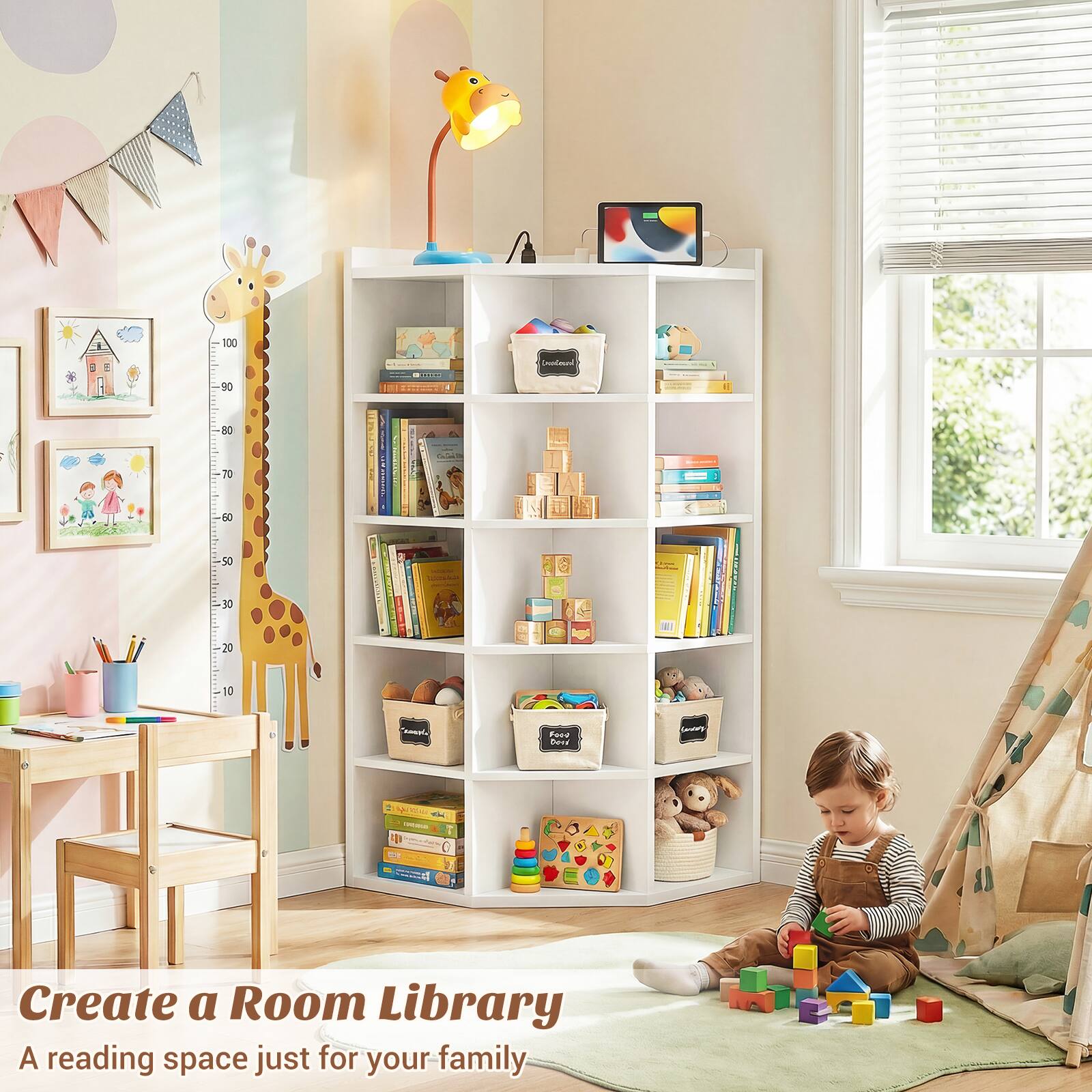Create a Room Library  
A reading space just for your family.