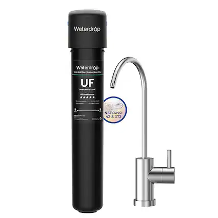 Waterdrop Under Sink Ultra Filtration Water Filter UF Model: WD-RF17-UF NSF/ANSI 42 & 372