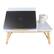 Front. Mind Reader - Bamboo Bed Tray - White.