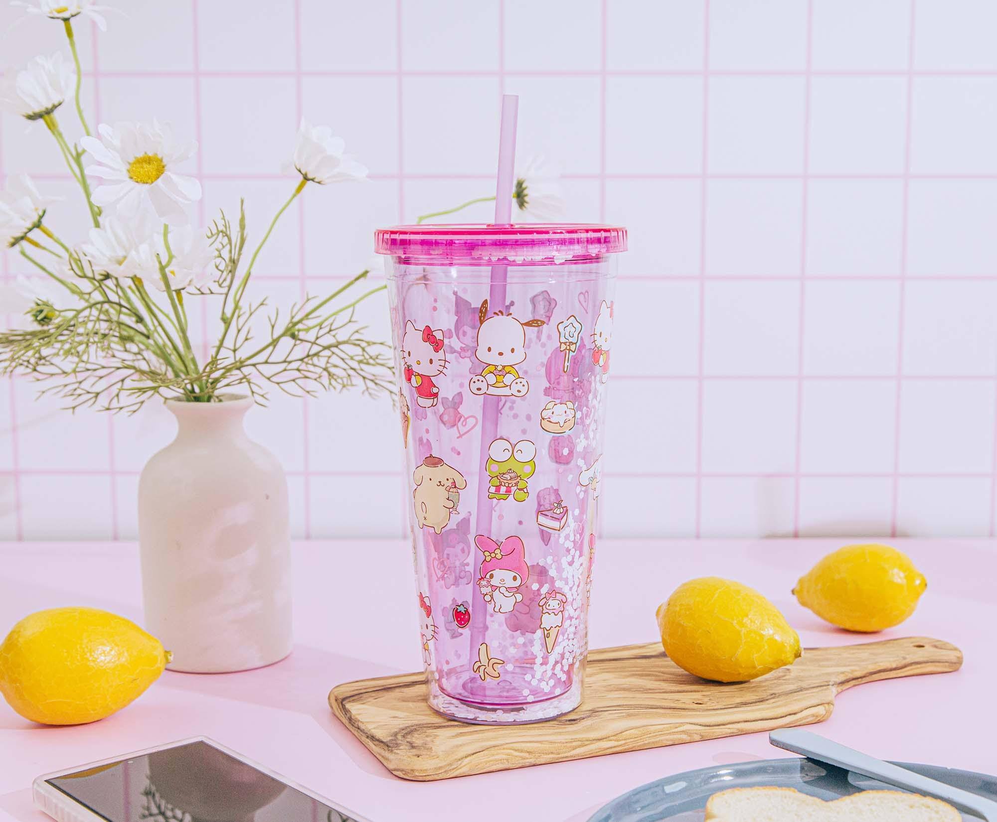 Alt View 2. Silver Buffalo - Sanrio Hello Kitty and Friends Toss Confetti Carnival Cup | Holds 32 Ounces - Purple.