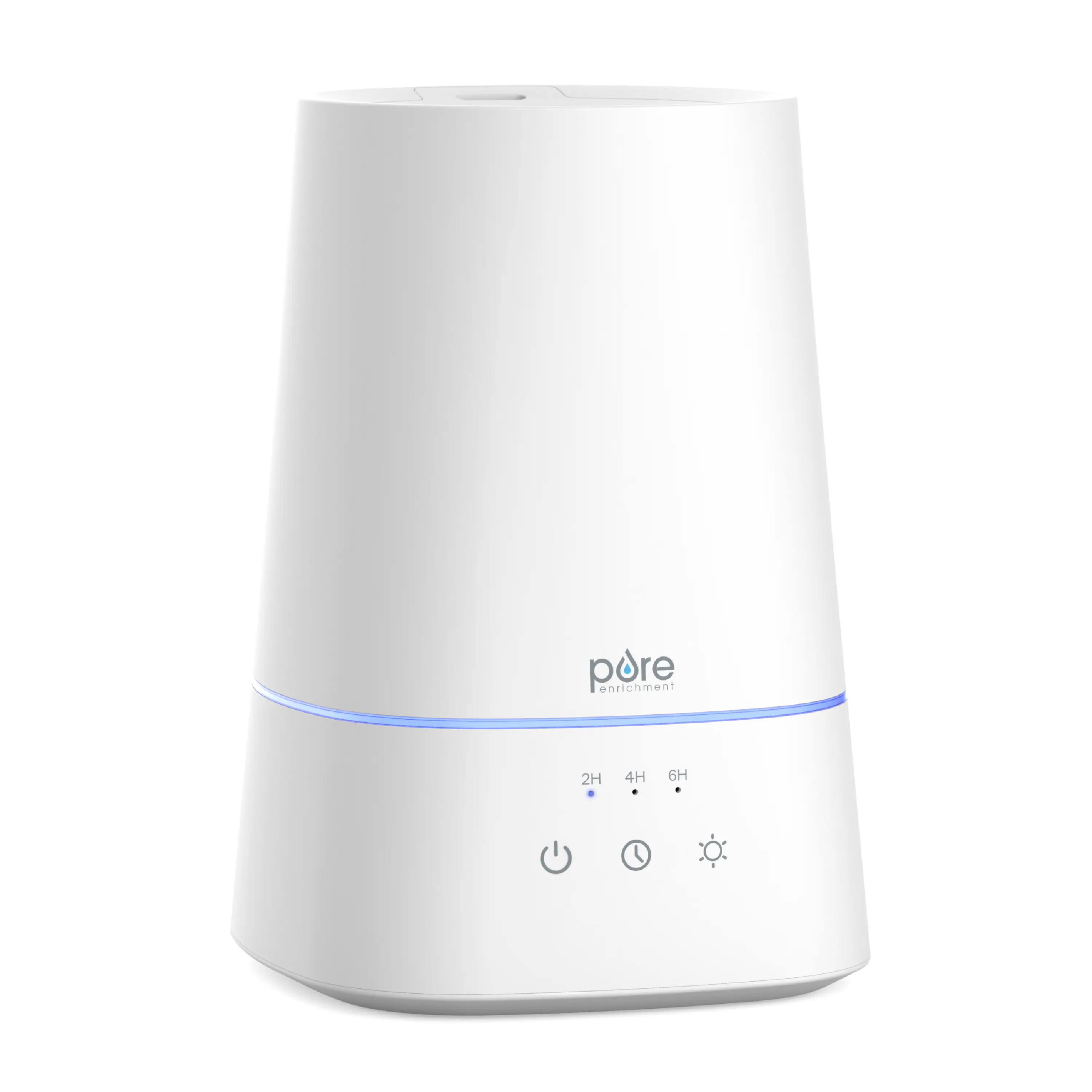 Front. Pure Enrichment - HUME Max - 1 Gallon Easy Top Fill Ultrasonic Cool Mist Humidifier - White.
