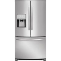Frigidaire - 26.8 Cu. Ft. French Door Refrigerator - Stainless steel - Front_Zoom