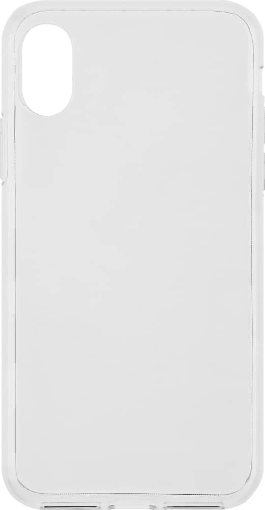 insignia - soft-shell case for apple iphone x and xs - clear