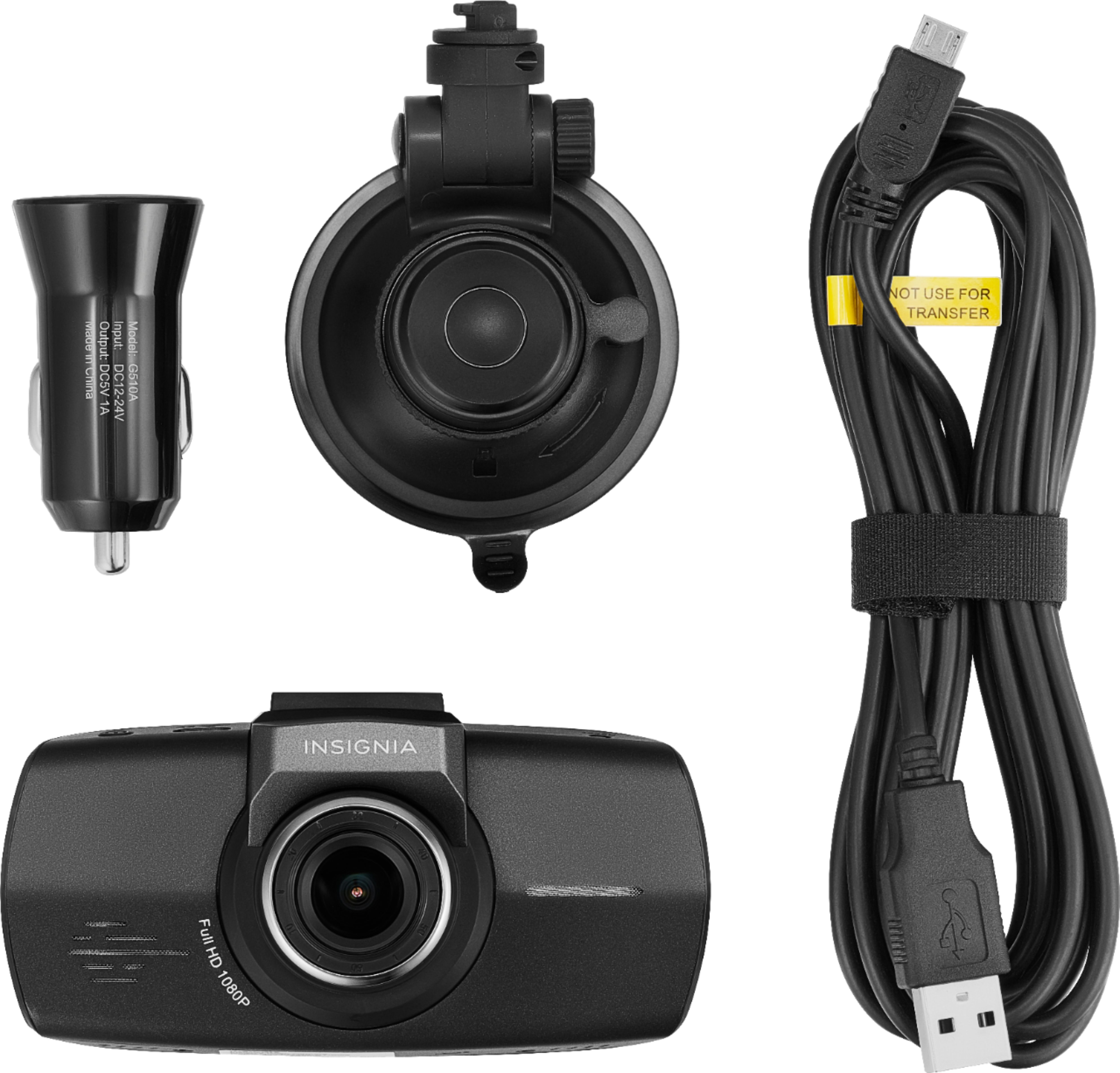 Best Buy: Insignia™ 4K Front and Rear Dashboard Camera System Black  NS-DASH150