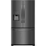 Frigidaire - 26.8 Cu. Ft. French Door Refrigerator - Black stainless steel - Front_Standard