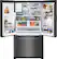 Alt View 2. Frigidaire - 26.8 Cu. Ft. French Door Refrigerator - Black Stainless Steel.