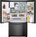 Alt View 1. Frigidaire - Gallery 21.7 Cu. Ft. French Door Refrigerator - Black Stainless Steel.