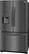 Left. Frigidaire - Gallery 21.7 Cu. Ft. French Door Refrigerator - Black Stainless Steel.