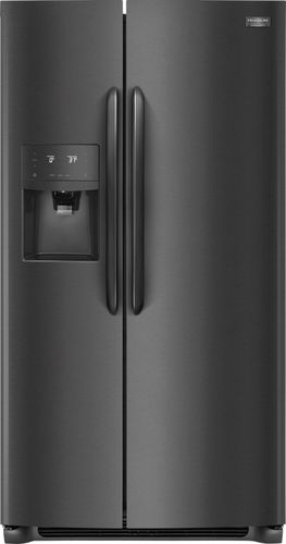 UPC 012505644221 product image for Frigidaire - Gallery 25.6 Cu. Ft. Side-by-Side Refrigerator - Black stainless st | upcitemdb.com