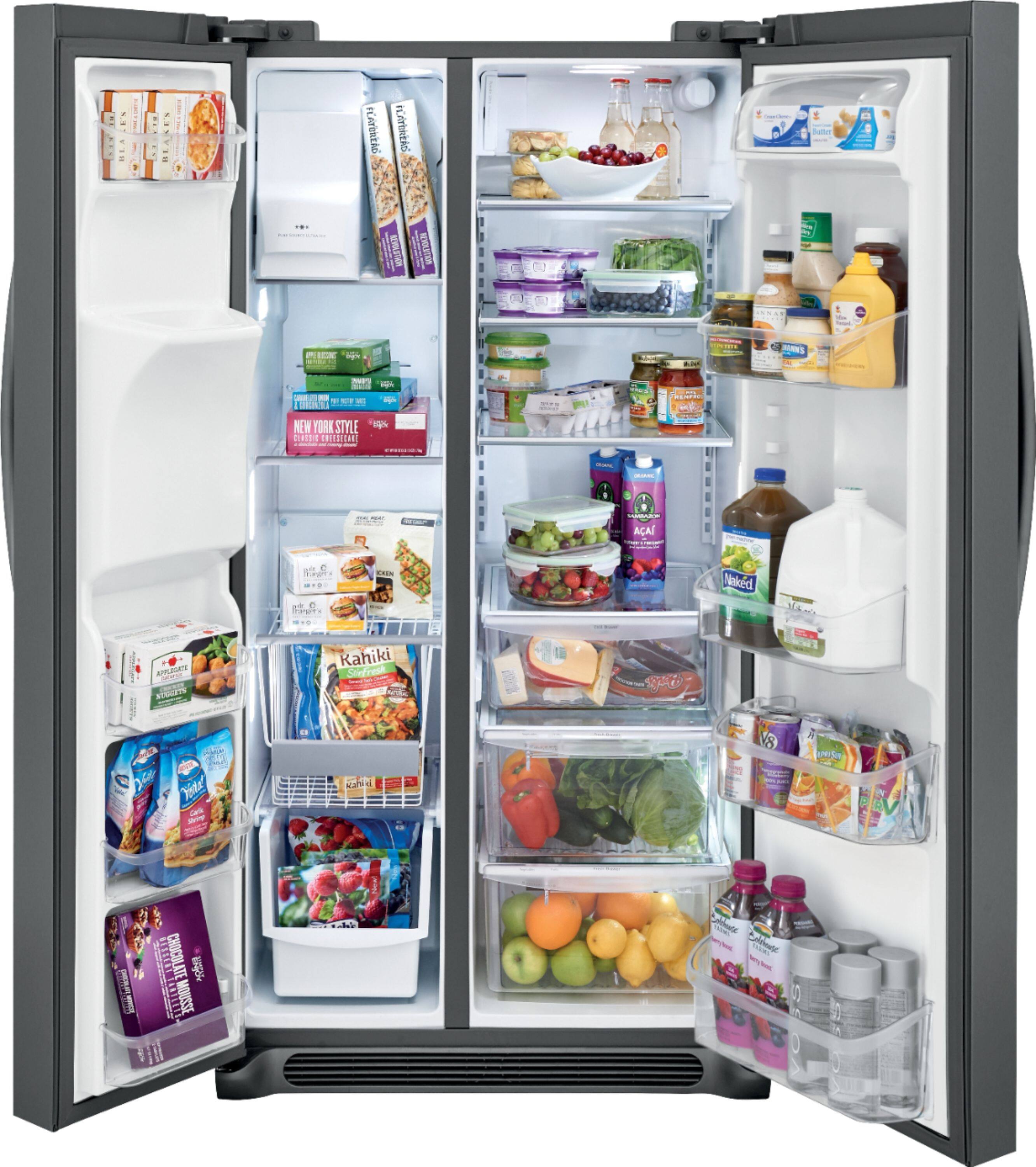 Best Buy Frigidaire Gallery 25 6 Cu Ft Side by Side Refrigerator 