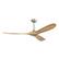 Alt View 7. Sofucor - Sofucor 60 Inch Modern Ceiling Fan No Light DC Motor 3 Solid Wood Blades Ceiling Fan With Remote Farmhouse Ceiling Fans - Nickel Wood.