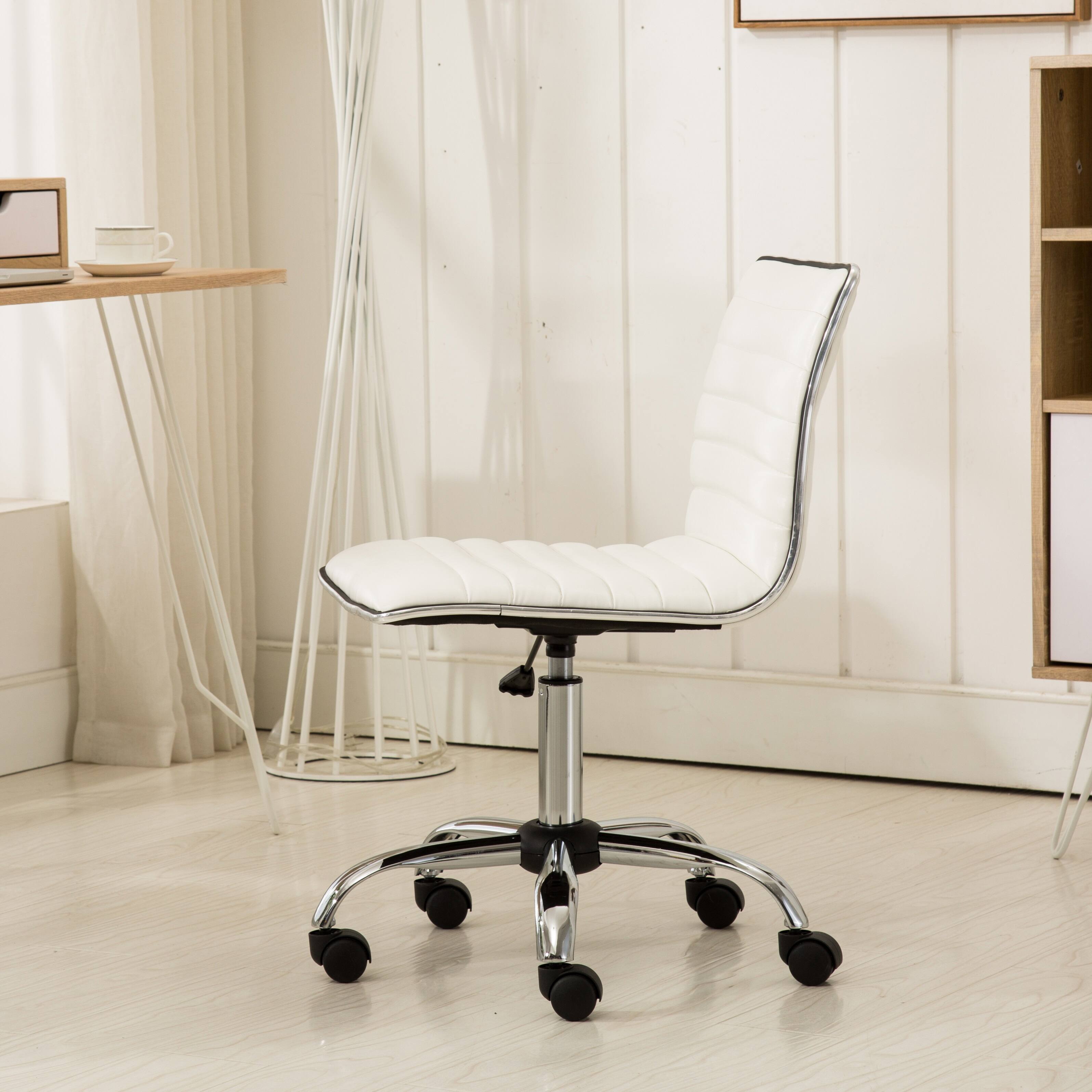 Alt View 2. Spaco - Spaco Adjustable Air Lift Office Chair, for Home Office - White.