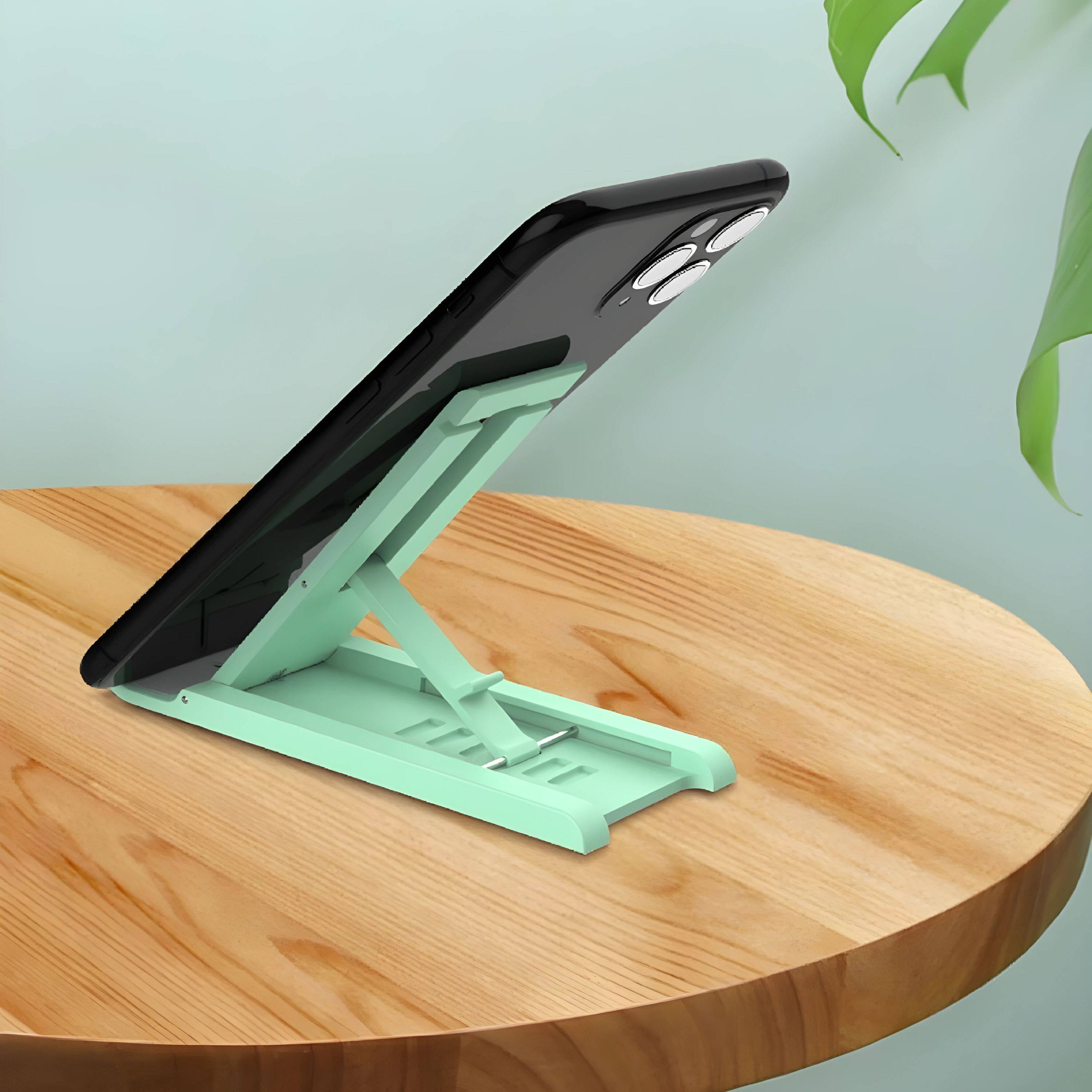 Angle. Kitcheniva - Universal Phone/Tablet Desktop Kickstand Holder White - White.