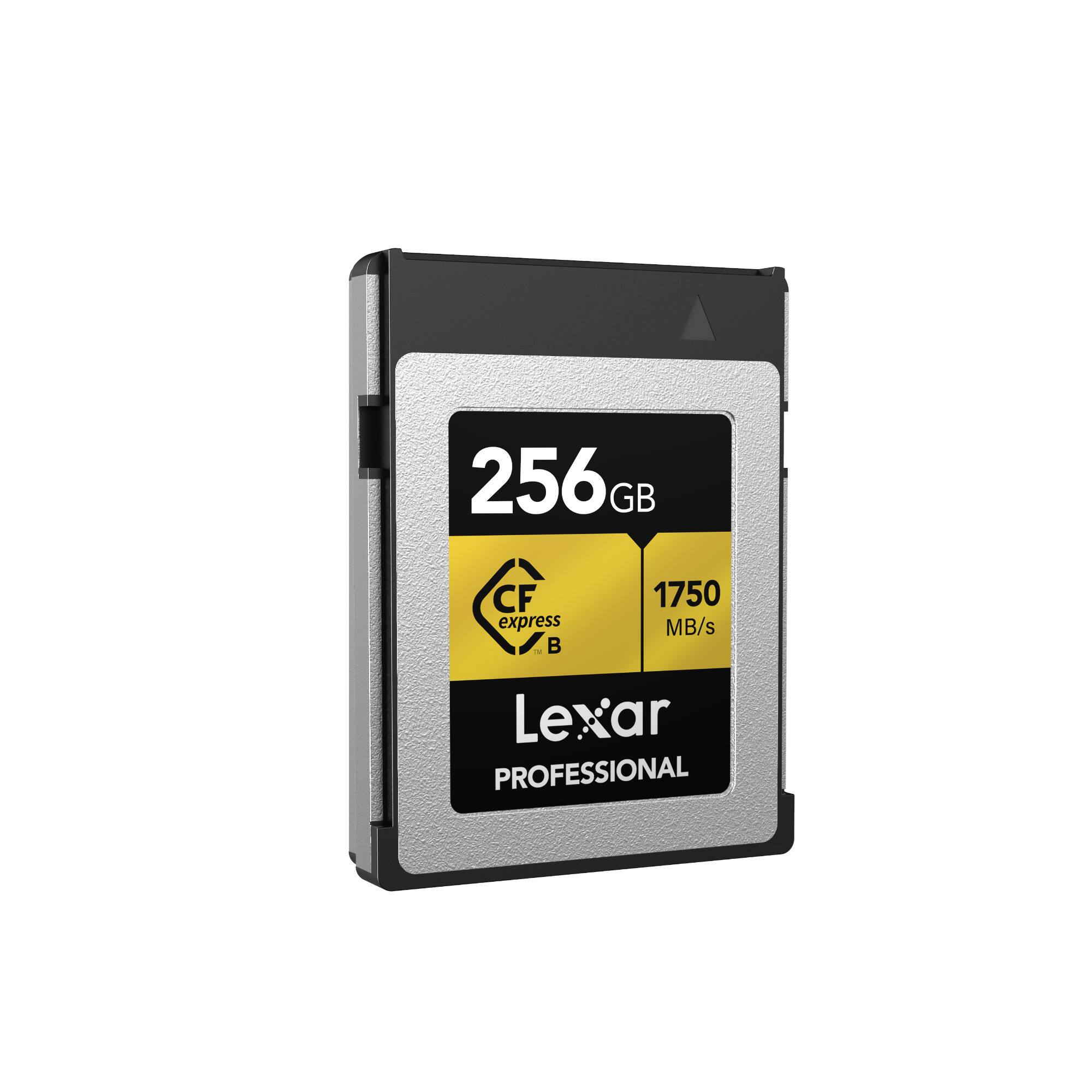 256 GB  
CFexpress  
1750 MB/s  
Lexar Professional