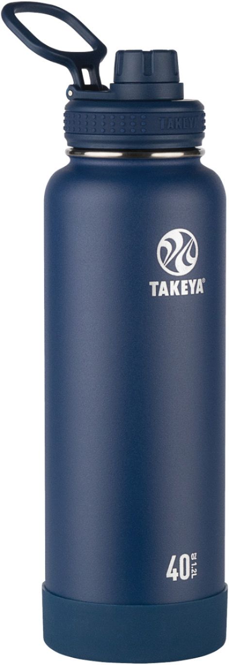 Reviews for Takeya Actives 24 oz. Blush Insulated Stainless Steel Water  Bottle with Straw Lid