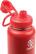 Left. Takeya - Actives 32-Oz. Insulated Stainless Steel Water Bottle with Spout Lid - Fire.