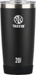 Angle Zoom. Takeya - Actives 20-Oz. Insulated Stainless Steel Tumbler with Flip Lid - Onyx.