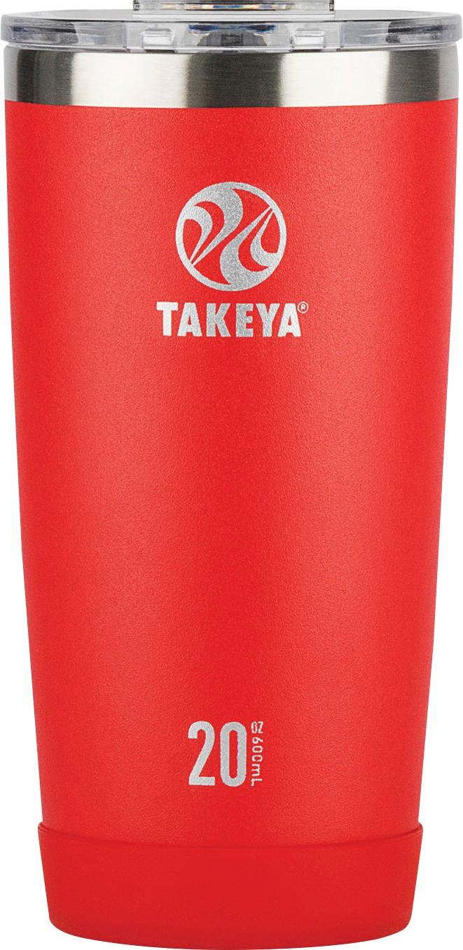 Takeya Actives 20-Oz. Insulated Stainless Steel Tumbler with Flip Lid Fire  51085 - Best Buy