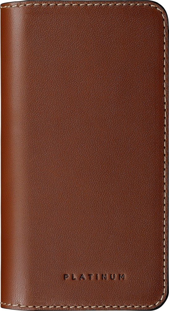 genuine american leather folio case for apple iphone 7 and 8 - bourbon