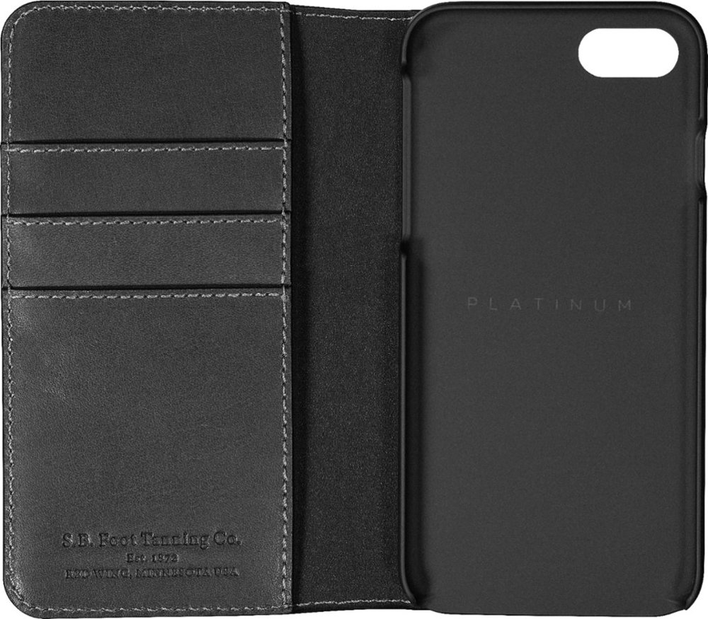 folio case for apple iphone 7 and 8 - charcoal