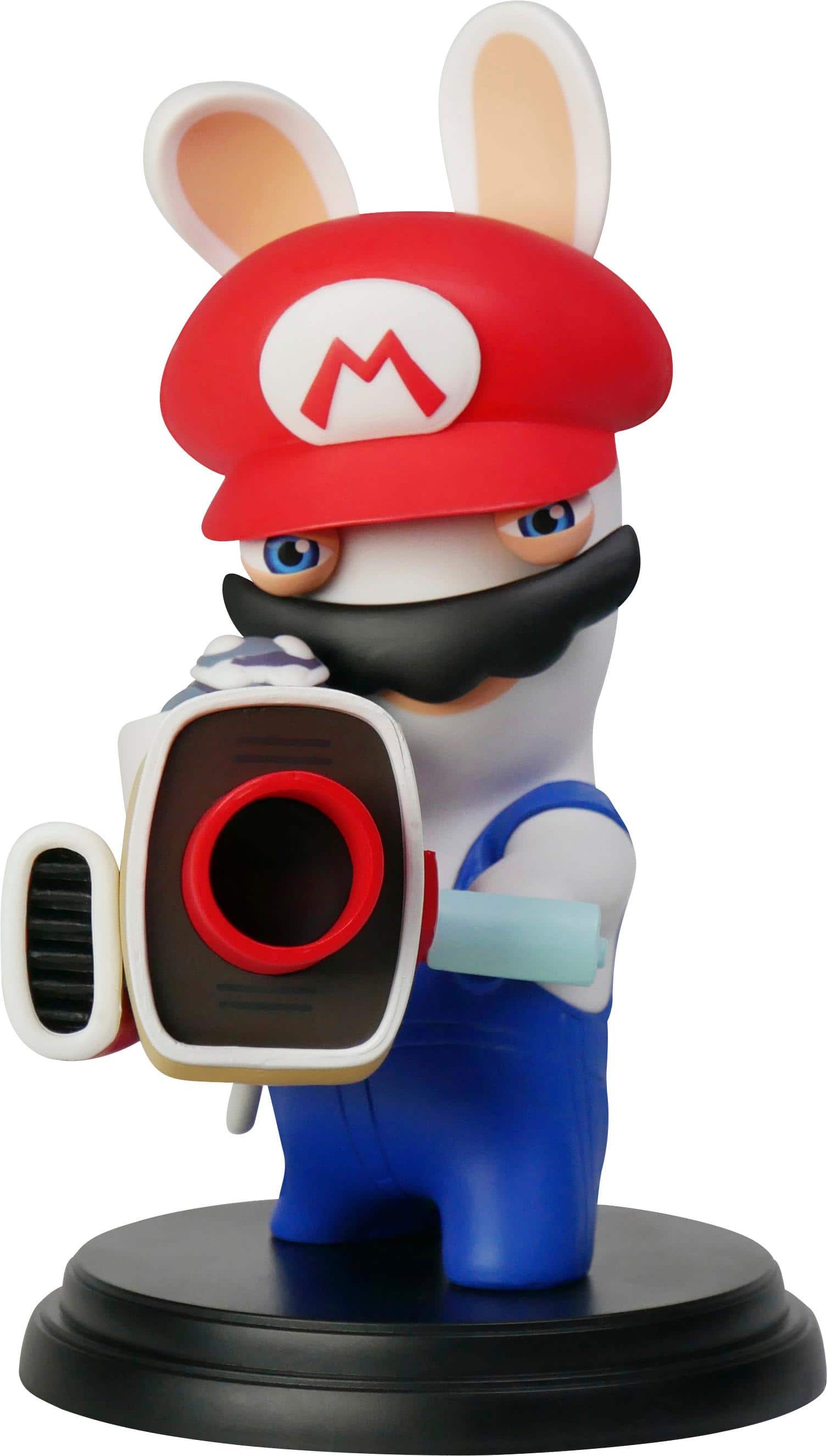 Ubisoft - Mario + Rabbids® Kingdom Battle: Rabbid Mario 6" Figurine - White/Red - Larger Front