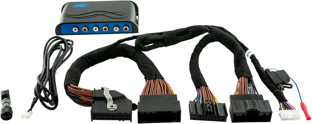 PAC - Amplifier Integration Interface for Select Ford Vehicles with 8.4” Radio and Sony System - Black/Blue