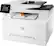 Left. HP - LaserJet Pro MFP M281fdw Color Wireless All-In-One Laser Printer - White.