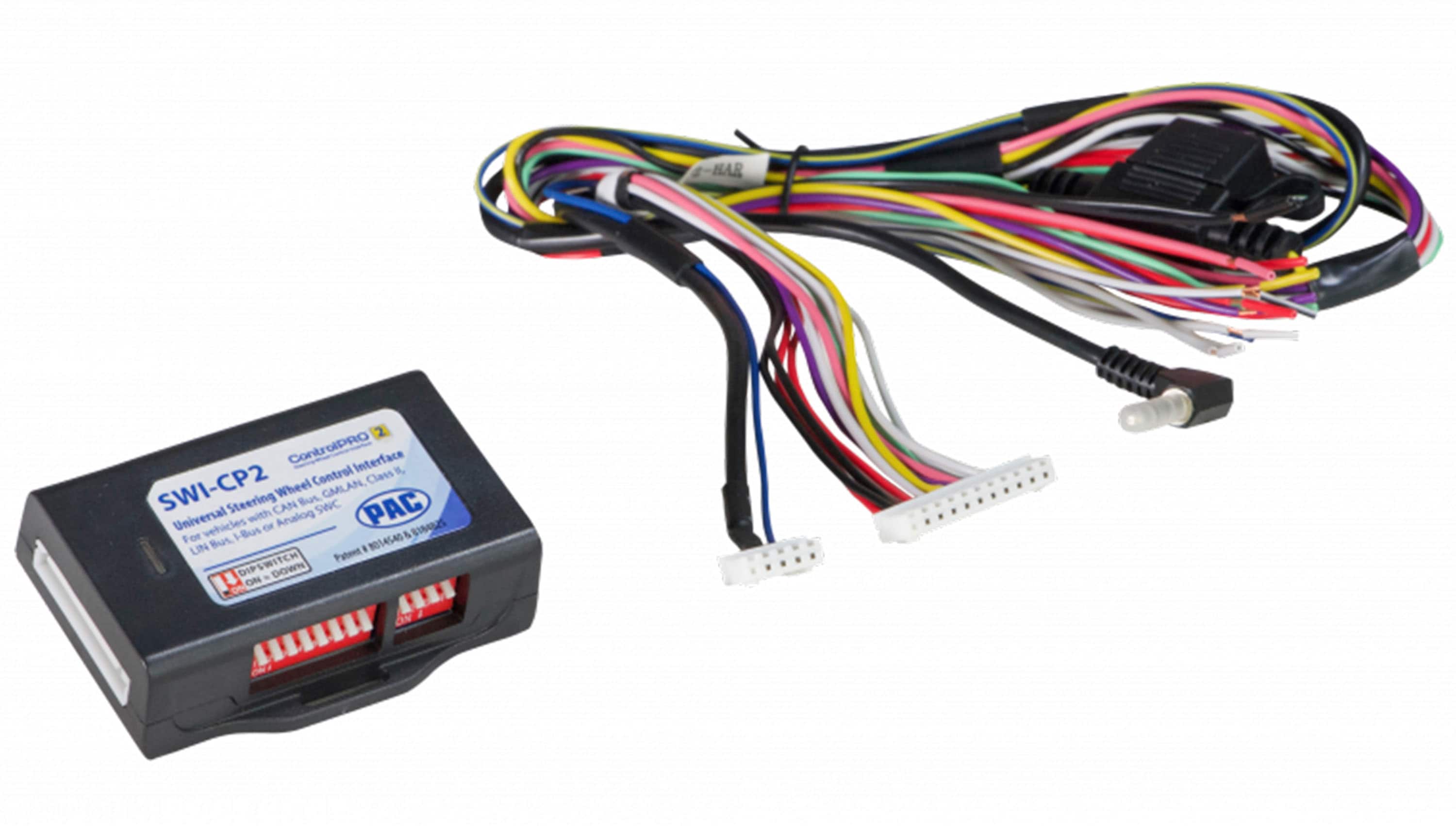 PAC - Steering Wheel Control Interface for Select Vehicles - Black - Front_Zoom