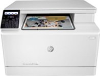 Front Zoom. HP - LaserJet Pro MFP M180nw Color Wireless All-In-One Laser Printer - White.