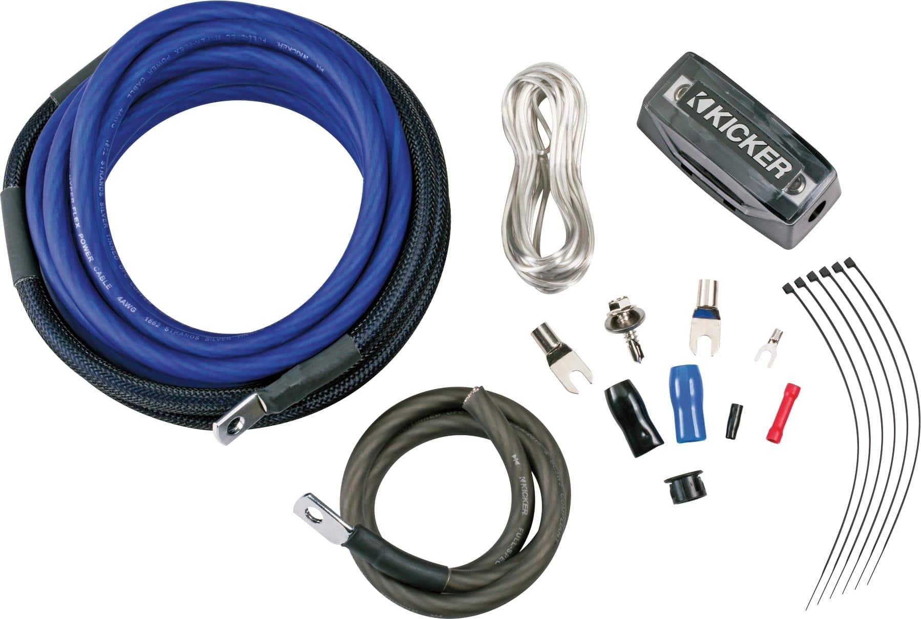 Best Buy: KICKER 2-Channel Amplifier Kit Frost Blue/Frost Gray/Black PK8