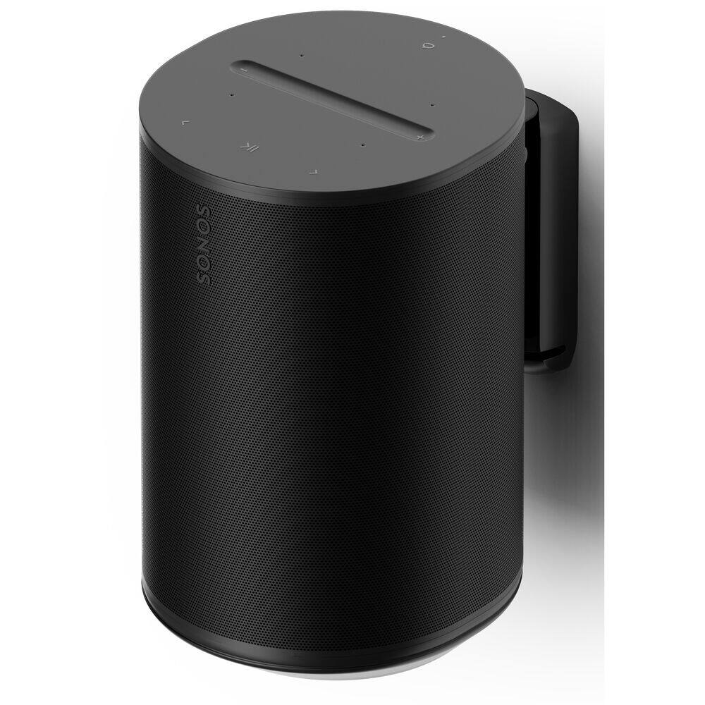 Left. Flexson - FLEXSON Wall Mount with Corner Piece for Sonos Era 100 Speaker (Black, Single) - "NA".