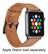 Alt View 11. Platinum™ - Leather Watch Band for Apple Watch 42mm (Series 1-8) and Apple Watch Ultra 49mm - Old Saddle.