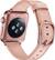 Alt View 14. Platinum™ - Leather Watch Strap for Apple Watch™ 38mm and 40mm - Pink.