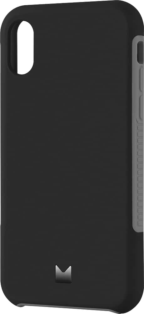 dual-layer case for apple iphone x and xs - black and gray dual-layer case for apple iphone x and xs - black and gray