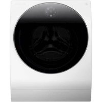 LG - SIGNATURE 2.8 Cu. Ft. High-Efficiency Front-Load Washer and Electric Dryer Combo with Auto Dosing - White - Front_Zoom