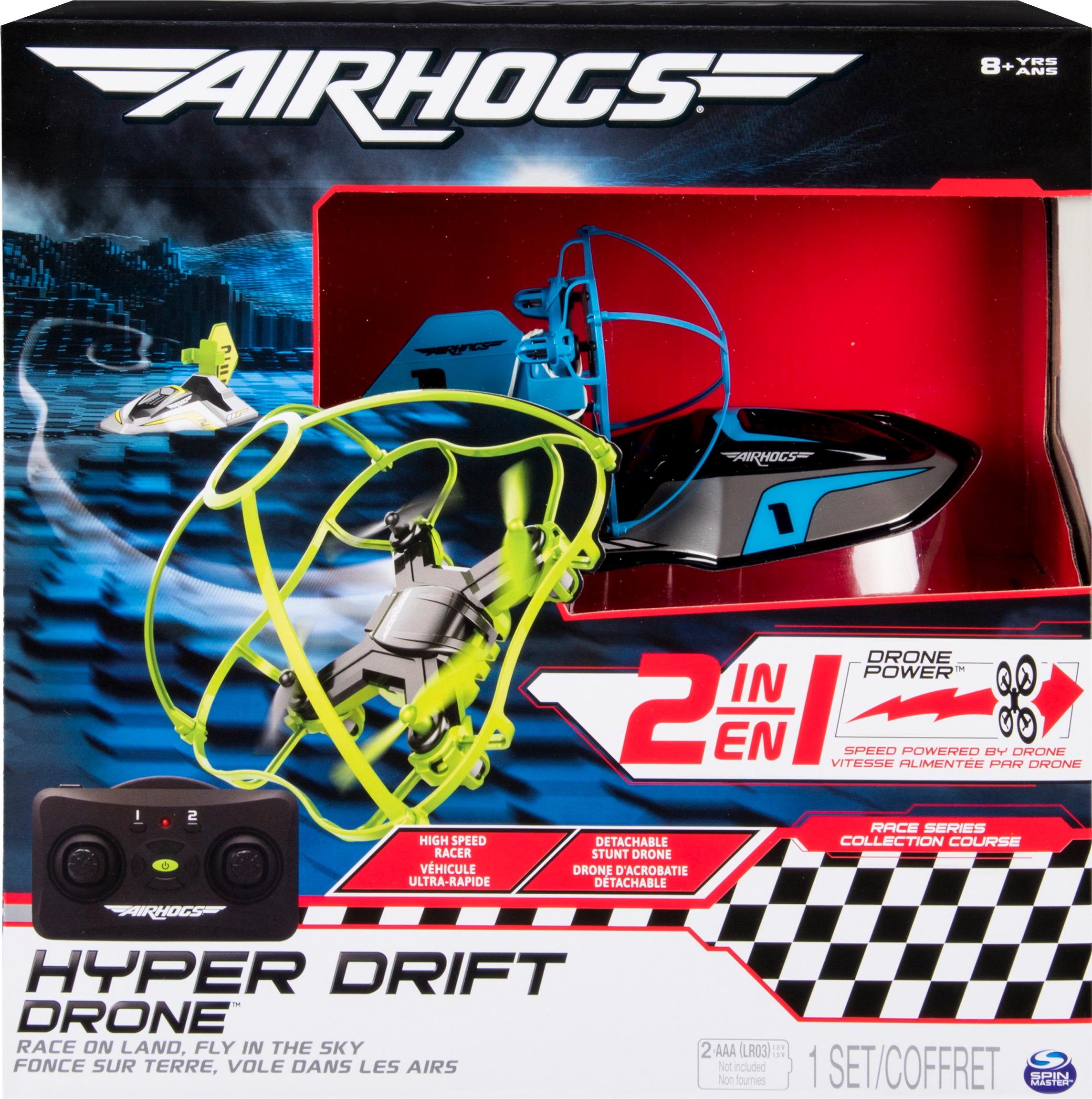 air hogs hyper drift blue drone