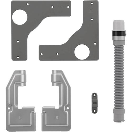 LG - 27" Laundry Stacking Kit - Chrome-Front_Standard 