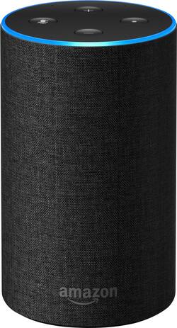 Amazon Echo (2nd Gen) Smart Speaker with Alexa Charcoal Fabric Amazon Echo (2nd Gen) Smart Speaker with Alexa Charcoal Fabric