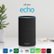 Alt View Zoom 17. Amazon - Echo (2nd Gen) - Smart Speaker with Alexa - Charcoal Fabric.