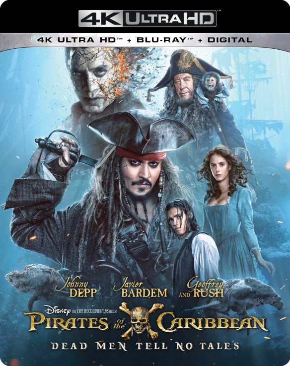 Pirates of the Caribbean: Dead Men Tell No Tales [4K Ultra HD Blu-ray/Blu-ray] [2017]