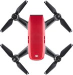 Front Zoom. DJI - Spark Quadcopter - Red.