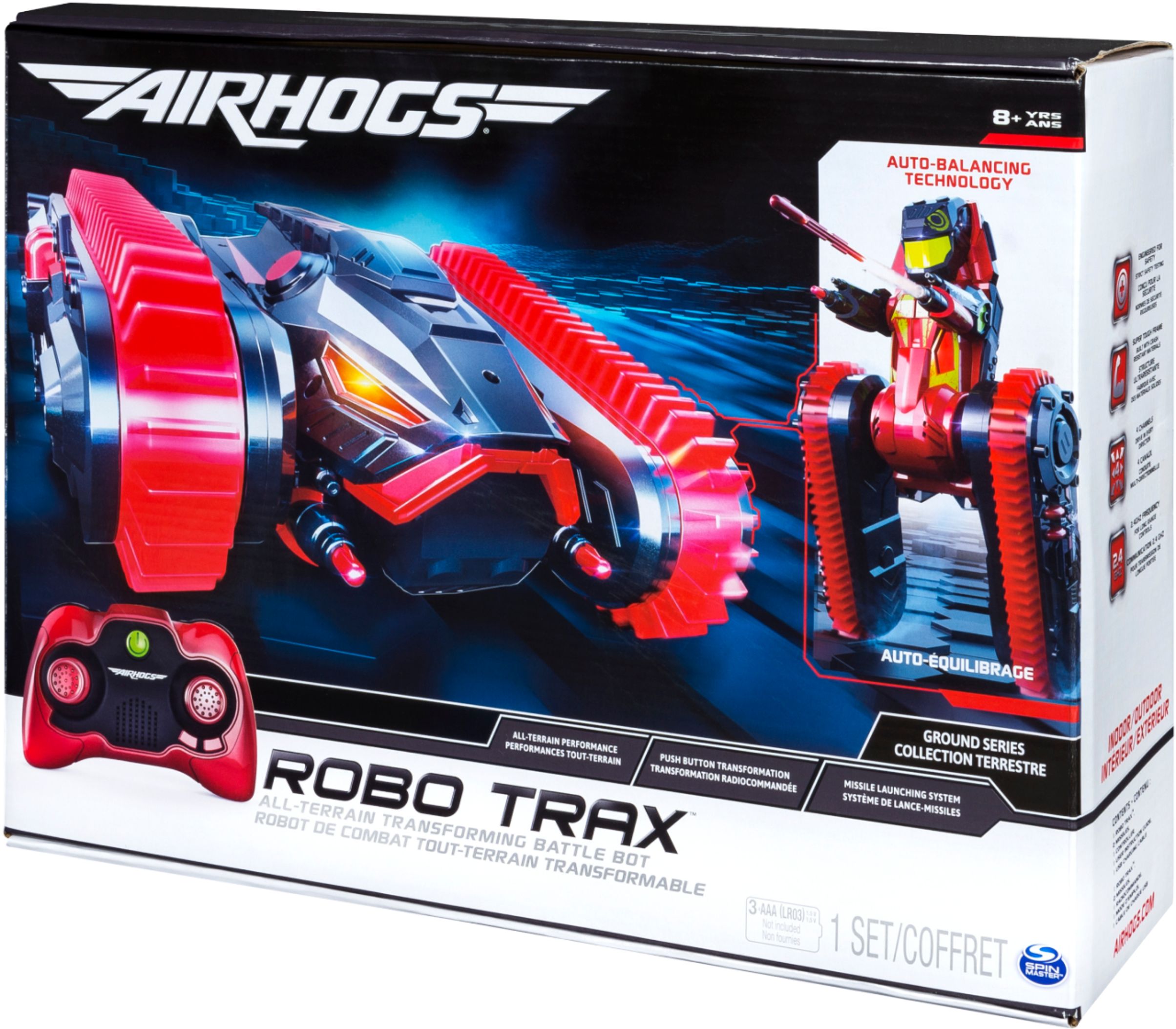 Best Buy: Spin Master Air Hogs Robo Trax All-Terrain Tank with Robot  Transformation 6037256