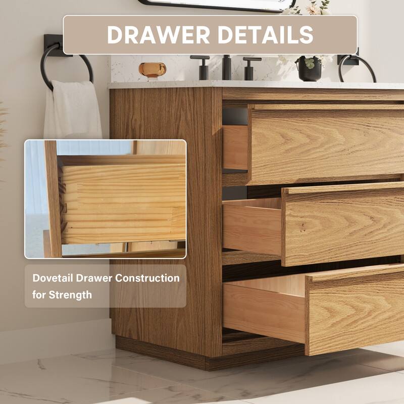 DRAWER DETAILS

Dovetail Drawer Construction for Strength