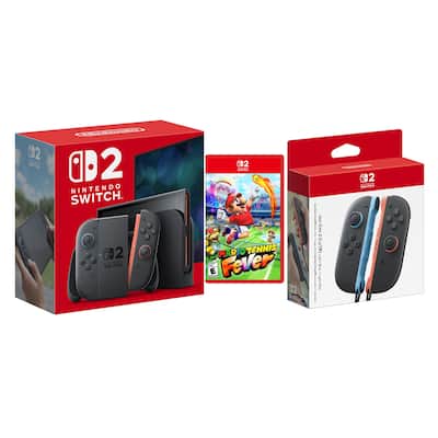 Switch 2 Console with Mario Tennis Fever and Extra Joy Cons Bundle Switch 2 Console with Mario Tennis Fever and Extra Joy Cons Bundle