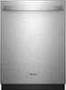 Whirlpool - 24" Built-In Dishwasher - Stainless steel