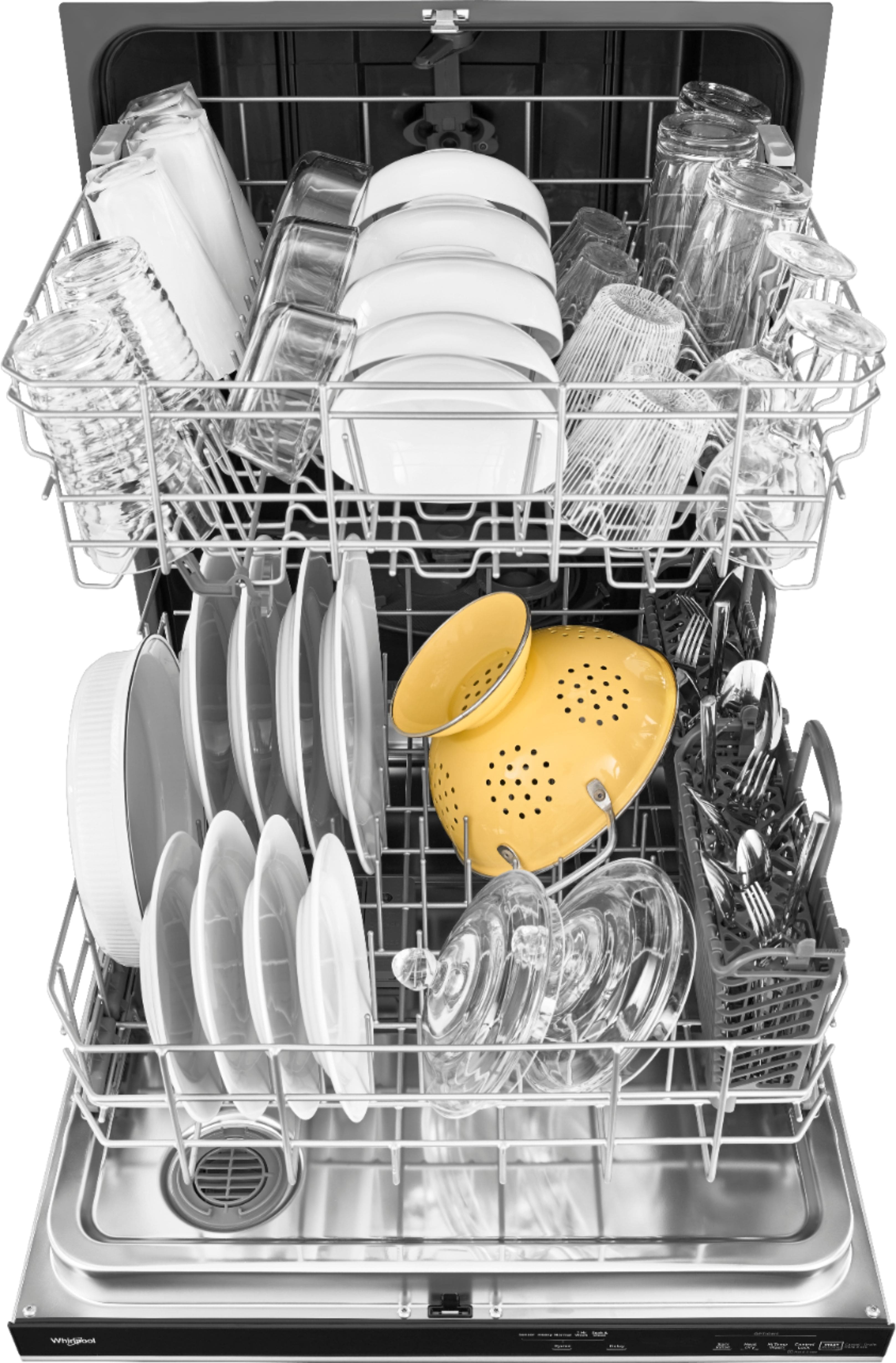 Alt View 12. Whirlpool - 24" Built-In Dishwasher - Stainless Steel.