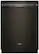 Front. Whirlpool - 24" Built-In Dishwasher - Black Stainless Steel.